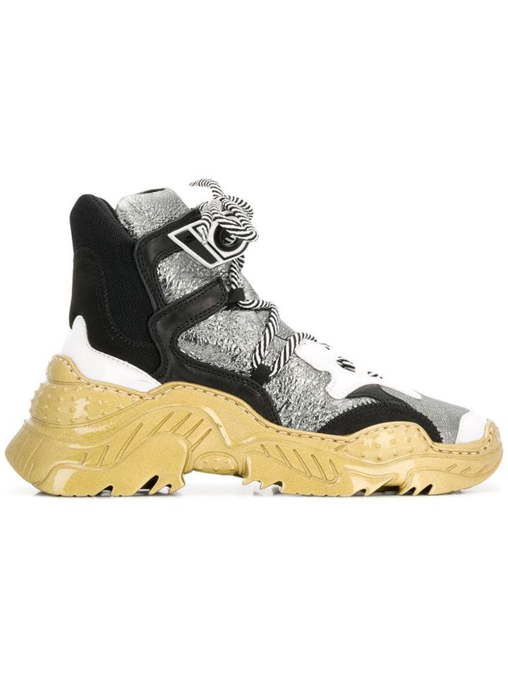 No21 Chunky High Top Sneakers - Black