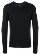Majestic Filatures Round Neck Longsleeved T-shirt, Men's, Size: Xl, Black, Cotton