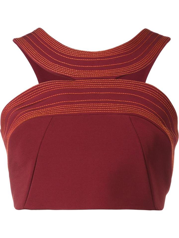 Msgm Peplum Hem Blouse - White