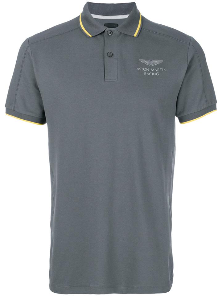 Hackett Aston Martin Racing Polo Shirt - Grey