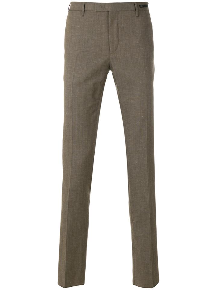 Pt01 Skinny Trousers - Brown