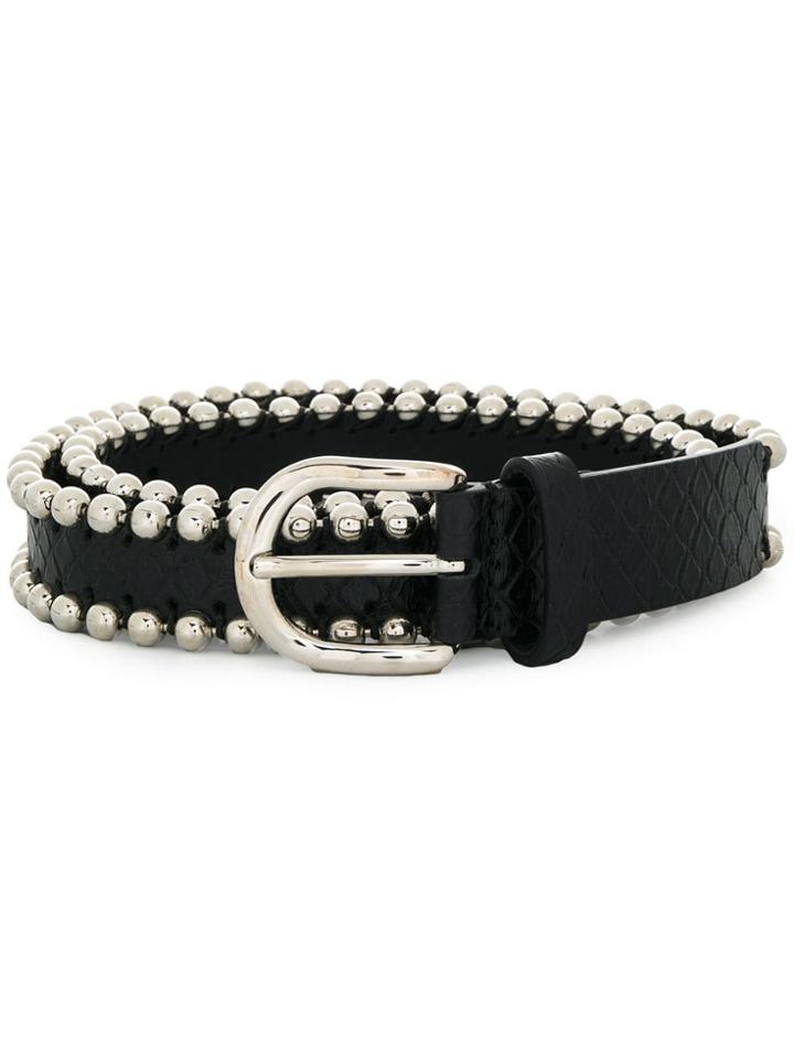 Isabel Marant Tokky Stud Belt - Black