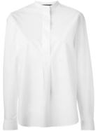 Sofie D'hoore Band Collar Blouse - White