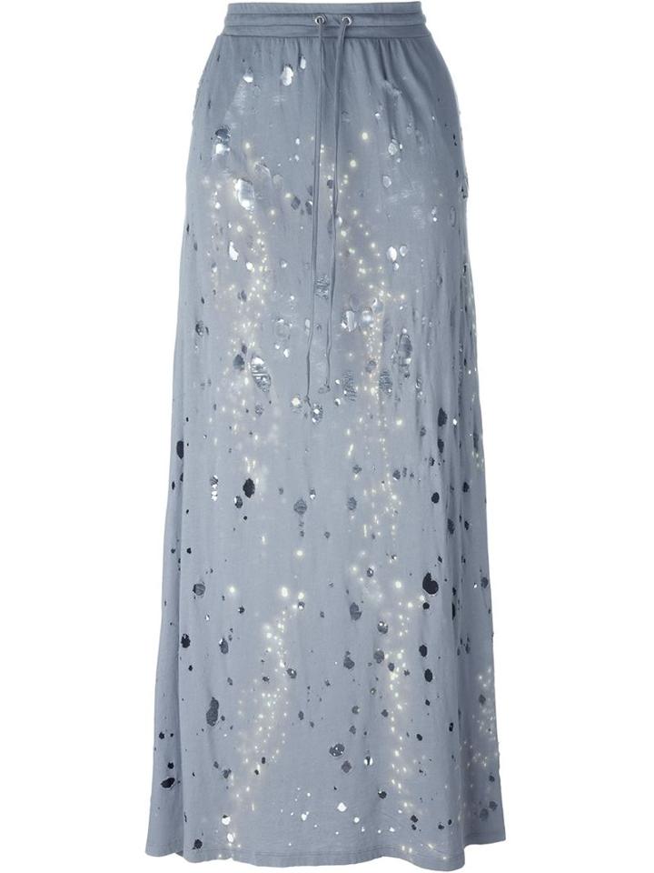 Filles A Papa Destroyed Maxi Skirt