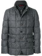 Fay Long Sleeved Puffer Jacket - Grey
