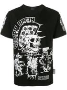 Philipp Plein Graphic Skull T-shirt - Black
