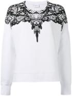 Marcelo Burlon County Of Milan - Printed Sweatshirt - Women - Cotton - S, White, Cotton