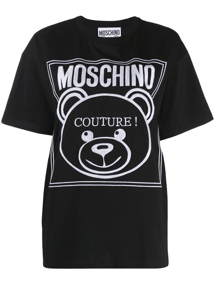 Moschino Teddy Couture Logo T-shirt - Black