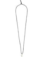 The Letters Animal Head Necklace - Silver