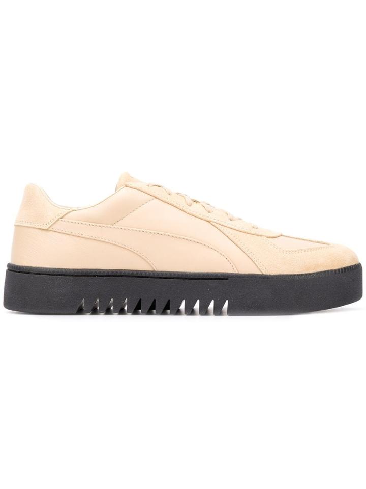 Puma Platform Low Top Trainers - Neutrals