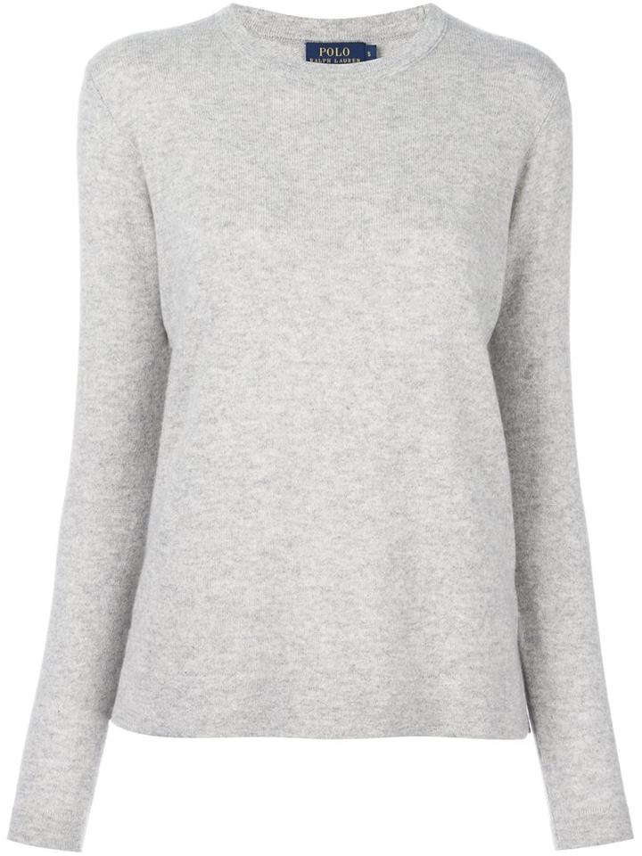 Polo Ralph Lauren Fine Knit Jumper, Women's, Size: Small, Grey, Cashmere