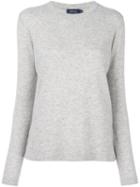 Polo Ralph Lauren Fine Knit Jumper, Women's, Size: Small, Grey, Cashmere