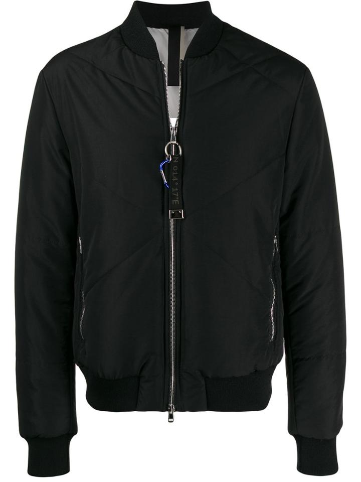 Low Brand Padded Bomber Jacket - Black