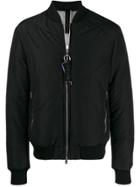Low Brand Padded Bomber Jacket - Black