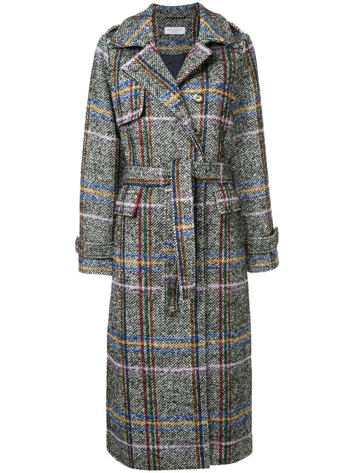 Hofmann Copenhagen Checked Coat - Multicolour