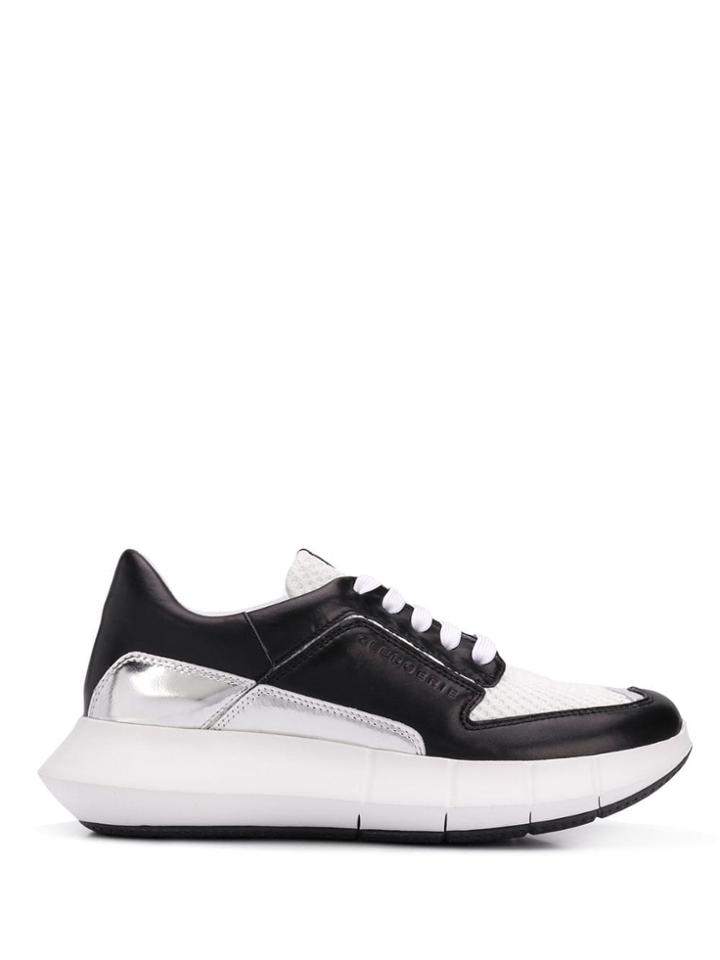 Clergerie Platform Low Top Trainers - Black