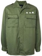 Icons - Cargo Pocket Overshirt - Men - Cotton - M, Green, Cotton