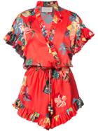 Alexis Floral Flared Playsuit