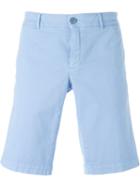 Moncler Classic Bermuda Shorts, Men's, Size: 52, Blue, Cotton/spandex/elastane