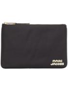 Marc Jacobs Logo Plaque Clutch Bag - Black