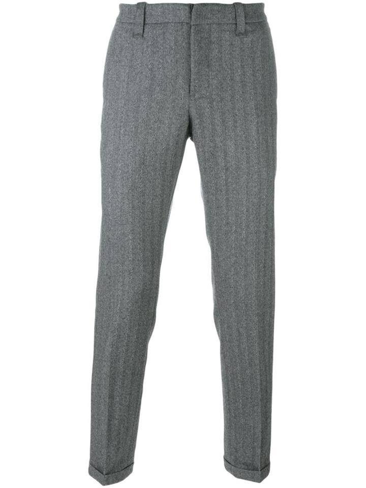 Dondup - Straight Trousers - Men - Cotton/polyamide/spandex/elastane/virgin Wool - 30, Grey, Cotton/polyamide/spandex/elastane/virgin Wool