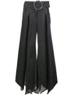 Fantabody Multiple Slit Denim Skirt - Blue