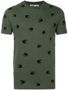 Mcq Alexander Mcqueen Mini Swallow T-shirt - Green