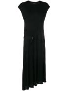 Rag & Bone Asymmetric Tie Waist Dress - Black