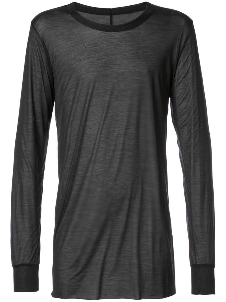 Rick Owens Longsleeved T-shirt - Metallic