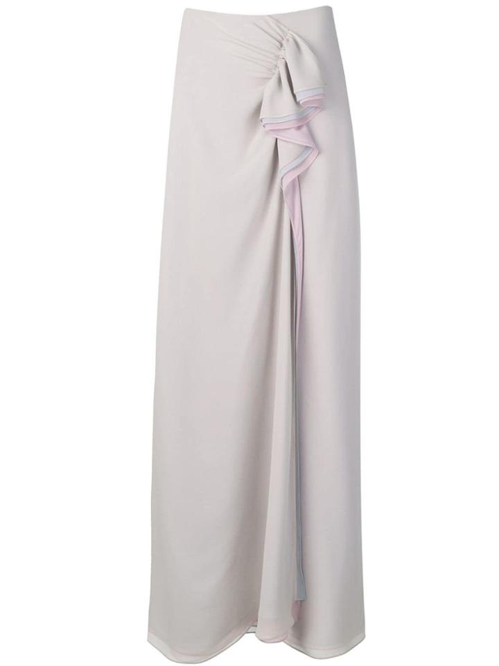 Giorgio Armani Asymmetric Wrap Skirt - Grey