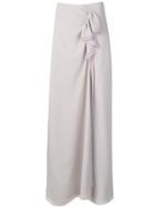 Giorgio Armani Asymmetric Wrap Skirt - Grey