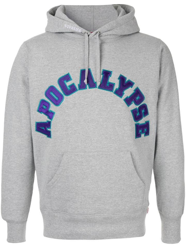 Supreme Apocalypse Patch Hoodie - Grey
