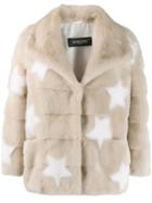 Simonetta Ravizza Star Pattern Textured Jacket - Neutrals