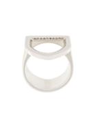 Ambush Diamond Crest Ring, Adult Unisex, Size: Medium, Metallic