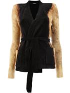 Balmain Fire Belted Jacket - Multicolour