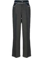 Diesel Black Gold Wide Leg Trousers - Grey