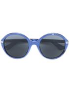Gucci Eyewear Oversized Round Sunglasses - Blue