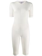 Atu Body Couture Demo Biker Jumpsuit - White