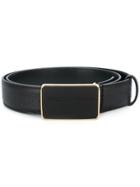 Dolce & Gabbana Dauphine & Targhetta Belt - Black