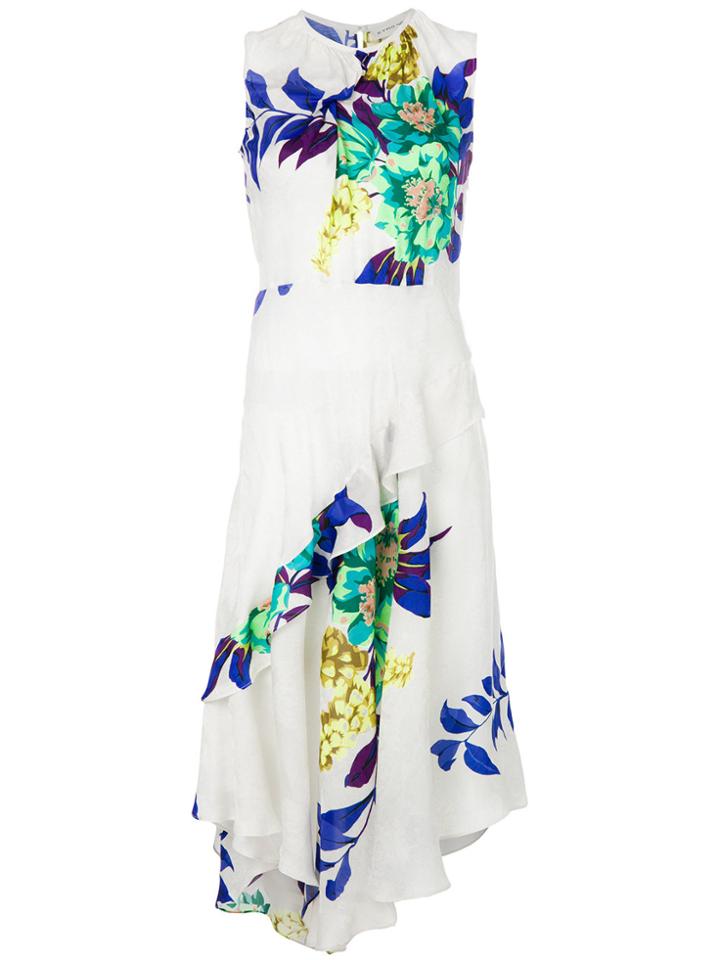 Etro Floral Print Dress - White