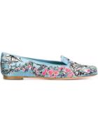 Alexander Mcqueen Embroidered Ballerinas