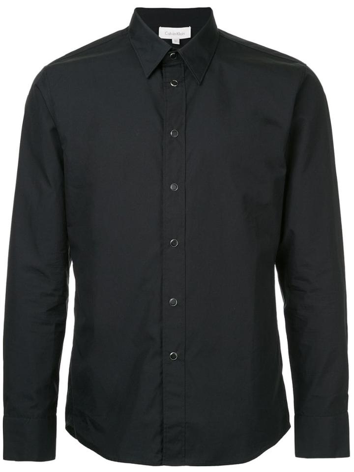 Ck Calvin Klein Slim Button Shirt - Black