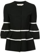 Carolina Herrera Three-quarter Sleeve Jacket - Black