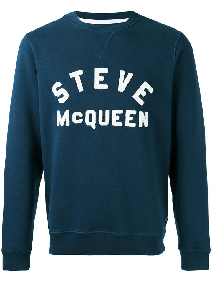 Barbour - 'steve Mcqueen' Crew Neck Sweatshirt - Men - Cotton/polyester - L, Blue, Cotton/polyester
