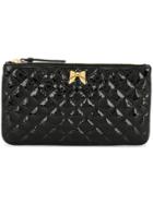 Moschino Quilted Clutch Bag - Black