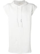 Damir Doma - Shortsleeved Drawstring Hoodie - Men - Cotton/polyester - Xl, Nude/neutrals, Cotton/polyester