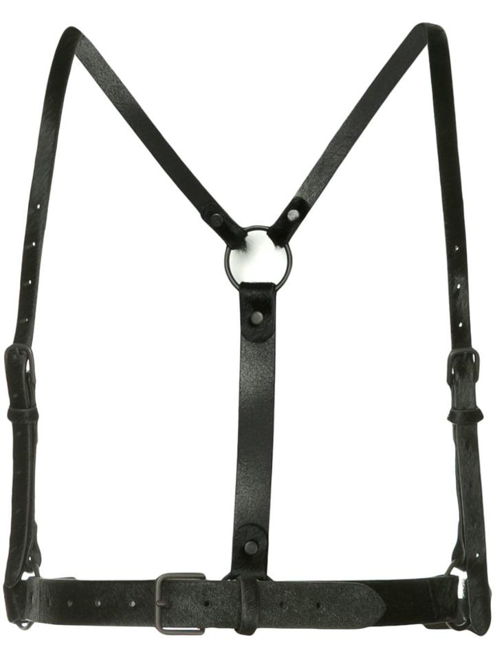 Rundholz Hardware Embellished Shoulders Belt - Black