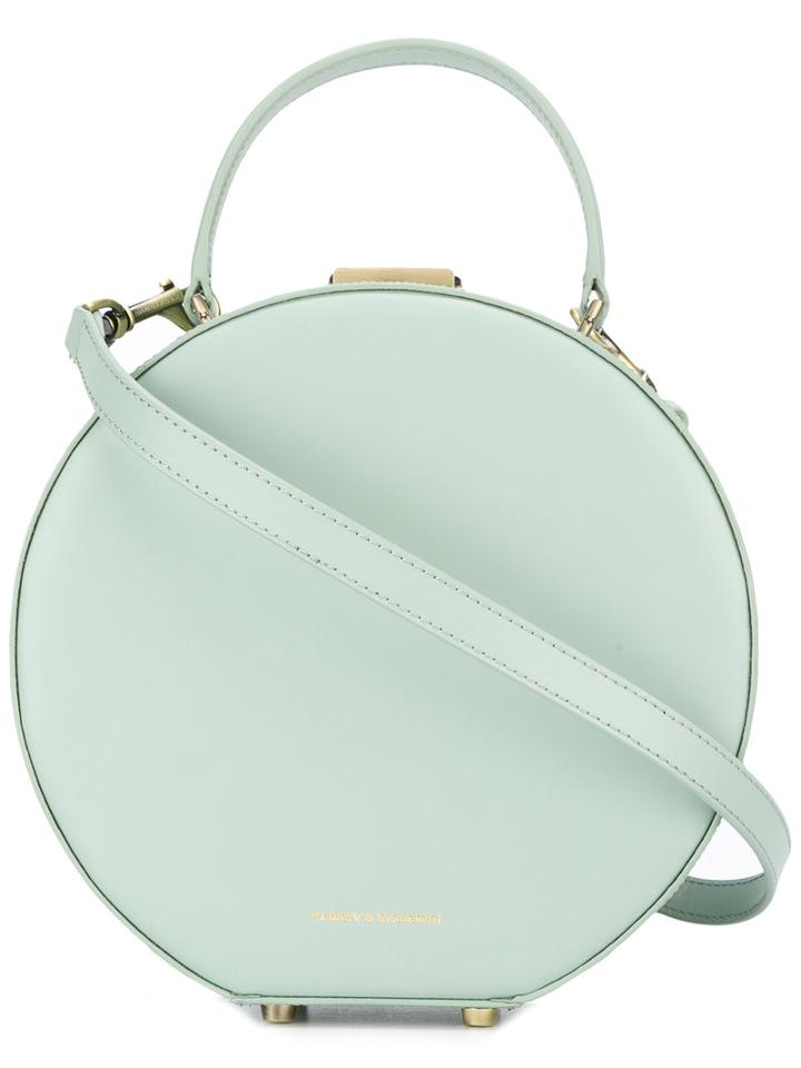 Tammy & Benjamin Hatbox Tote, Women's, Green, Leather
