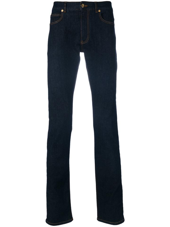Versace Straight Leg Jeans - Blue