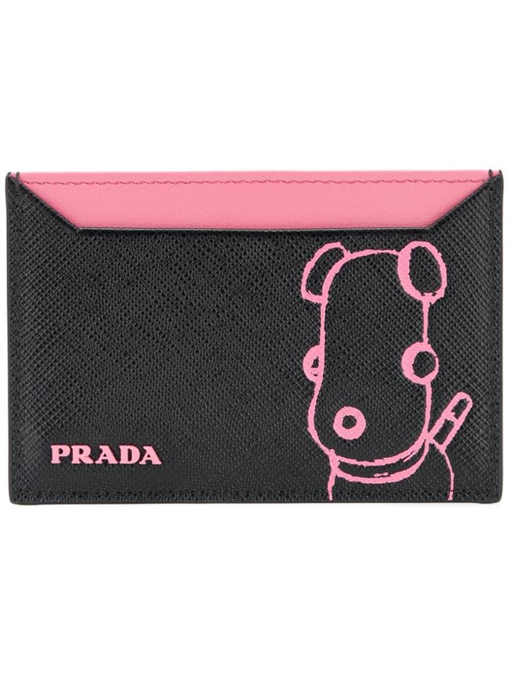 Prada Pradamalia Card Case - Black